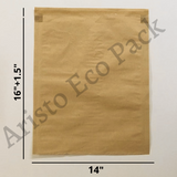 Plain Paper Packaging Bag 14"X16''